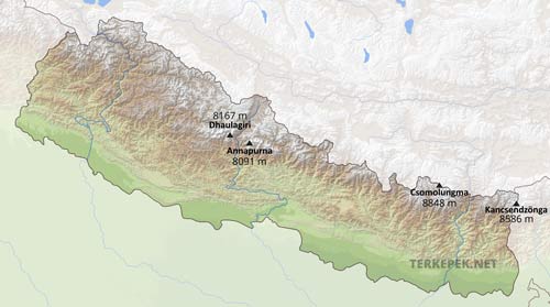 Nepál hegycsúcsai